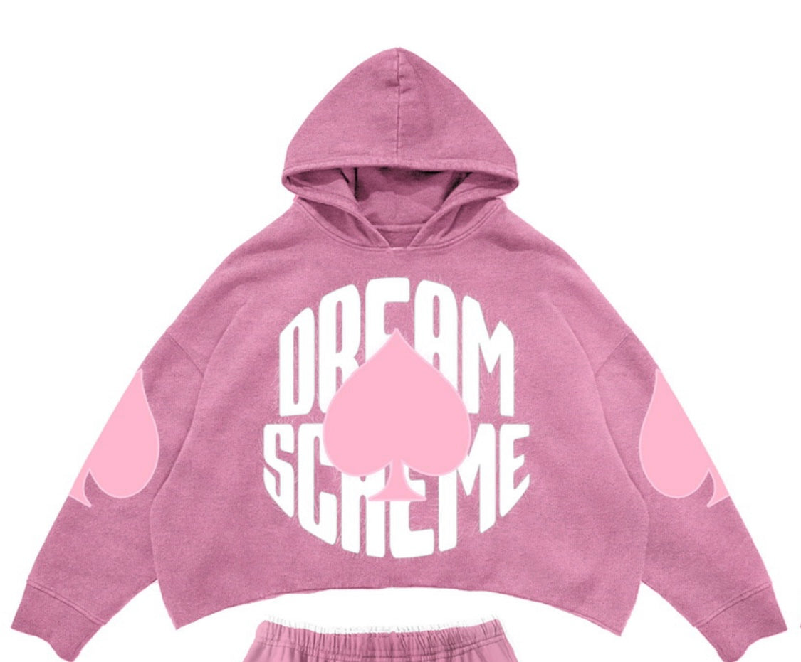 PINK ACES FLARED SET