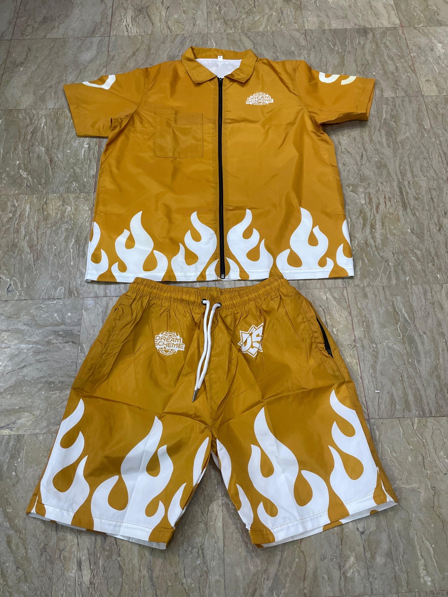 MUSTARD INTERSTATE FLAME SET